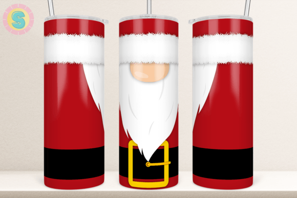 20Oz Christmas Santa Gnome Tumbler Wrap