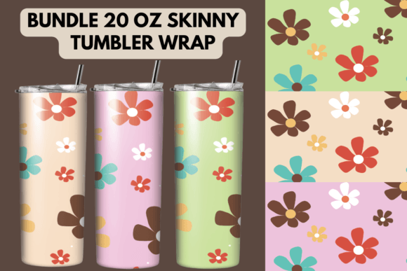 Bundle Groovy 20 Oz Skinny Tumbler Wrap