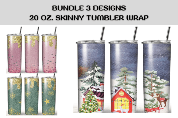 Christmas Bundle Designs Tumbler Wrap
