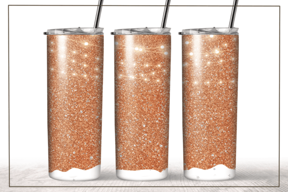 Christmas Glitter Light Tumbler Wrap