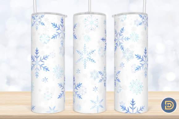 Christmas Glitter Snowflake 20Oz Tumbler
