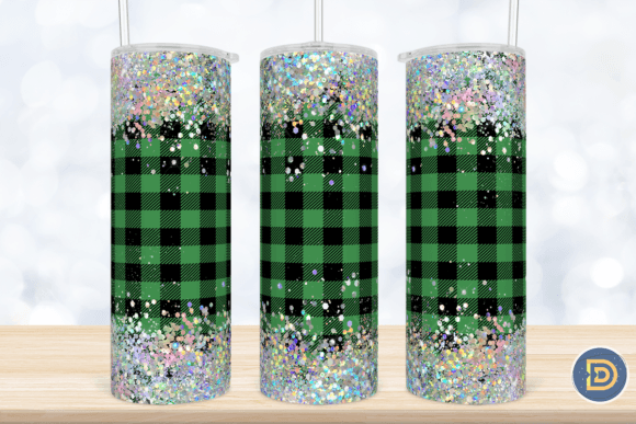 Christmas Holographic Glitter Tumbler
