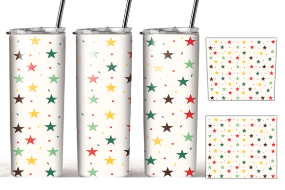 Christmas Stars Tumbler Wrap