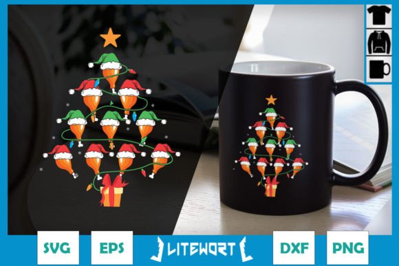 Christmas Tree Roast Chicken SVG