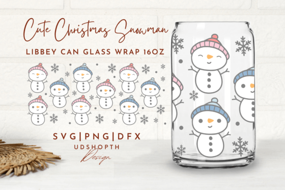 Cute Christmas Snowman SVG