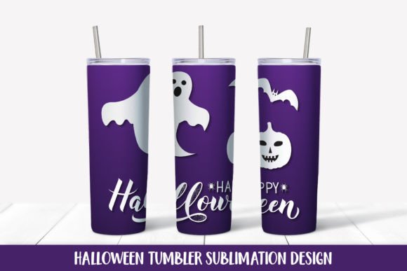 Halloween Tumbler Sublimation Wrap