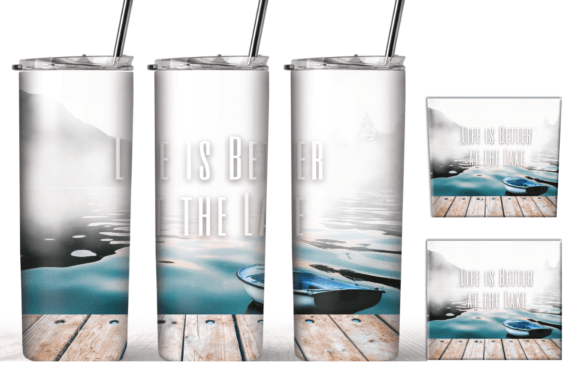 Life is Better at the Lake Tumbler Wrap