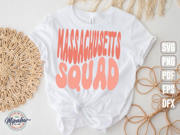 Massachusetts Squad State Vintage SVG