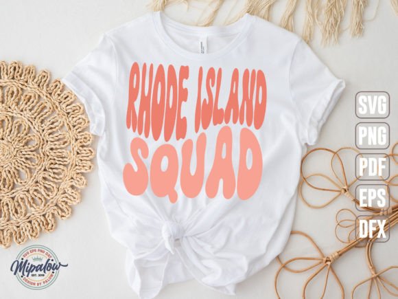 Rhode Island Squad State Vintage SVG