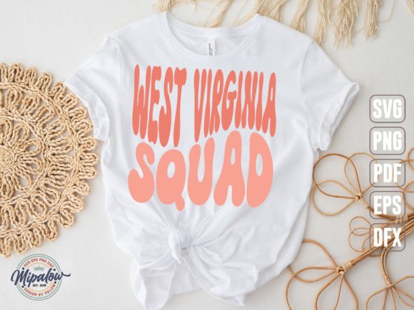 West Virginia Squad State Vintage SVG